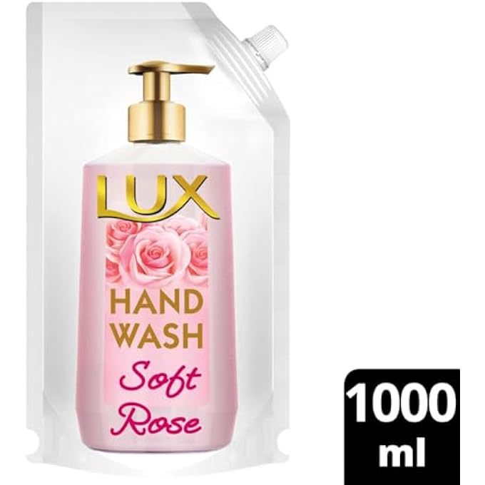 Lux إعادة تعبئة صابون اليد المعطر لكس سوفت روز 1 كجم - Image 2